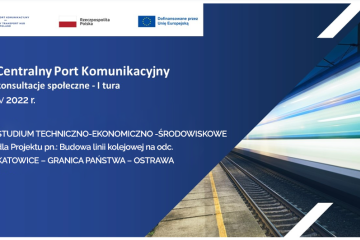 1 kwietnia odbędą się konsultacje społeczne dotyczące budowy linii kolejowej Katowice-Ostrawa