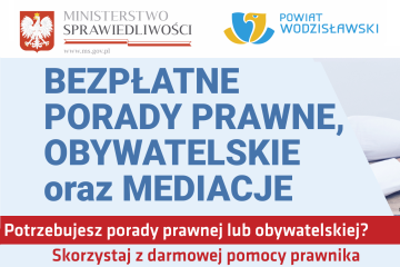 Bezpłatne porady prawne i obywatelskie na terenie powiatu wodzisławskiego