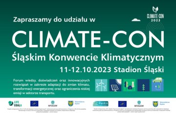Zaproszenie na Śląski Konwent Klimatyczny CLIMATE-CON 2023