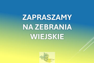 Zapraszamy mieszkańców na wrześniowe zebrania wiejskie. Zdecydują o Funduszu Sołeckim