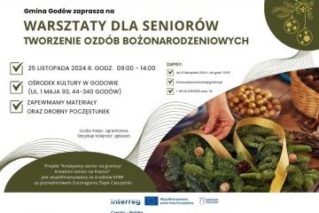 Zapraszamy seniorów na warsztaty tworzenia ozdób bożonarodzeniowych